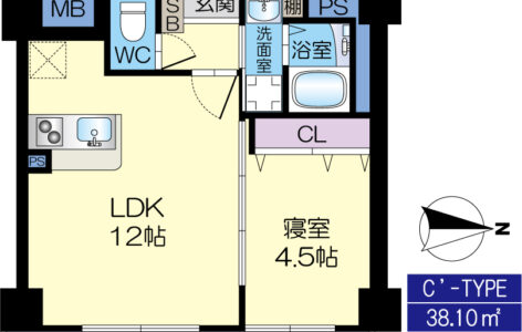 ◇◆賃貸物件情報◆◇（茨木市春日）1LDKマンション